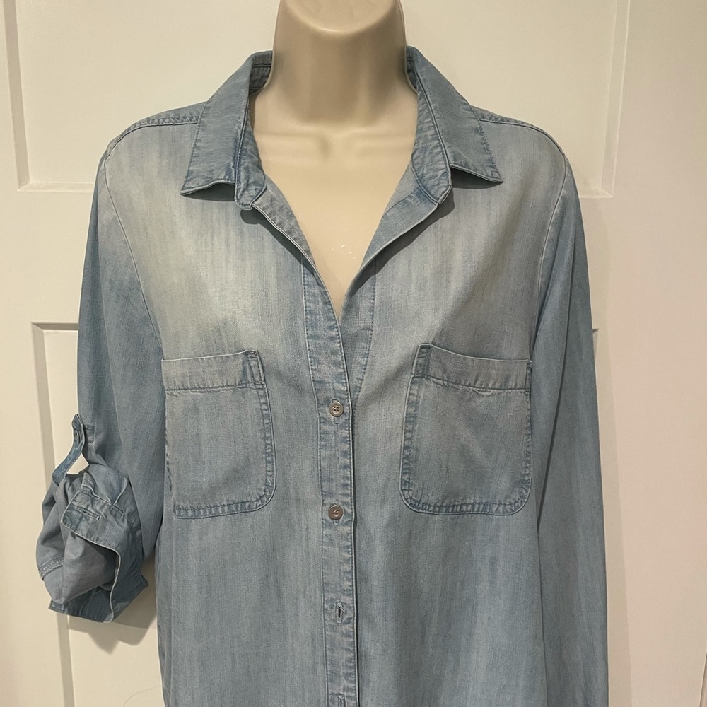 Cloth & Stone denim Button down